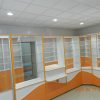 Фото №18372 Аптечная мебель в белом и оранжевом