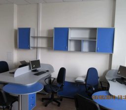 Офис Серая с синим от Green мебель