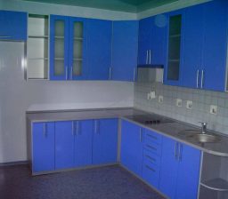 Кухня Титан+Синий от Green мебель