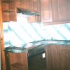 Фото №19574 Кухня Горіх + зелений мармур