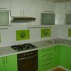 Фото №19694 Кухня Белая с зеленым