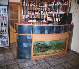 Стойка с аквариумом от Green мебель