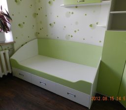 Детская Белый и Зелёная Вода от Green мебель