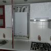 Фото №19363 Кухня Красные и белые цветы Мебель с фасадом МДФ