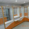 Фото №18370 Аптечная мебель в белом и оранжевом Мебель с фасадом ДСП