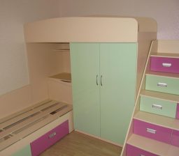 Детская с двухэтажной кроватью от Green мебель