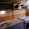 Фото №19242 Кухня Ваніль + блакитний Меблі з фасадом МДФ