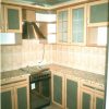 Фото №19659 Кухня Бук + ротанг зелений Меблі з фасадом ДСП