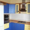 Фото №19150 Кухня Ваніль + синій Меблі з фасадом МДФ