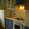 Фото №19221 Кухня Бежевая и синий цвет МДФ