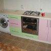 Фото №19790 Кухня Зеленый с розовым МДФ