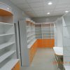 Фото №18362 Аптечная мебель в белом и оранжевом Мебель с фасадом ДСП