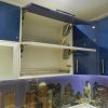 Фото №18704 Кухонні меблі синій акрил Алюміній
