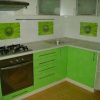 Фото №19697 Белая Кухня Белая с зеленым