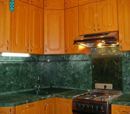 Кухня Вільха + зелений мармур от Green мебель