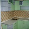 Фото №19119 Угловые Кухня Салатовый + серая