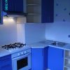 Фото №19224 Угловые Кухня Бежевая и синий цвет