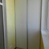 Фото №8550 Белая мебель в лоджии Шкаф с дверьми ДСП