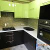 Фото №8516 Кухня венге и зелёный 4000x2400x600