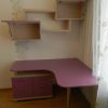 Фото №10648 Два стола и шкаф в детской Мебель с фасадом МДФ