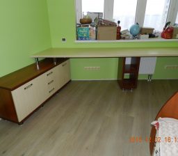 Стол двойной и шкаф в детской от Green мебель