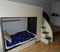 Двоповерхове ліжко Венге у дитячій от Green мебель