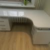 Фото №14717  Белый Глянец стол и шкаф в детской