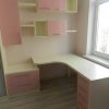 Фото №15830 Мебель в детскую Кремовый белый и Розовый МДФ
