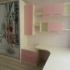 Фото №15831 Меблі у дитячу Кремовий білий та Рожевий 2500x2500x2000
