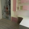 Фото №15832 Мебель в детскую Кремовый белый и Розовый Мебель с фасадом МДФ