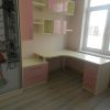 Фото №15833 Мебель в детскую Кремовый белый и Розовый МДФ