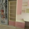Фото №15835 Мебель в детскую Кремовый белый и Розовый 2500x2500x2000