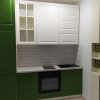 Фото №16691 Кухня крашенная МДФ Зелёная и Кремовая