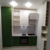Фото №16695 Кухня крашенная МДФ Зелёная и Кремовая Мебель с фасадом МДФ