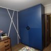 Фото №17177 Синий шкаф в спальне Мебель с фасадом МДФ