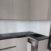Фото №22436 Угловая кухня матовый серый Мебель с фасадом МДФ